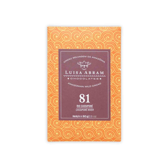 LUISA RIO CASSIPORE 81% DARK CHOCOLATE 80g