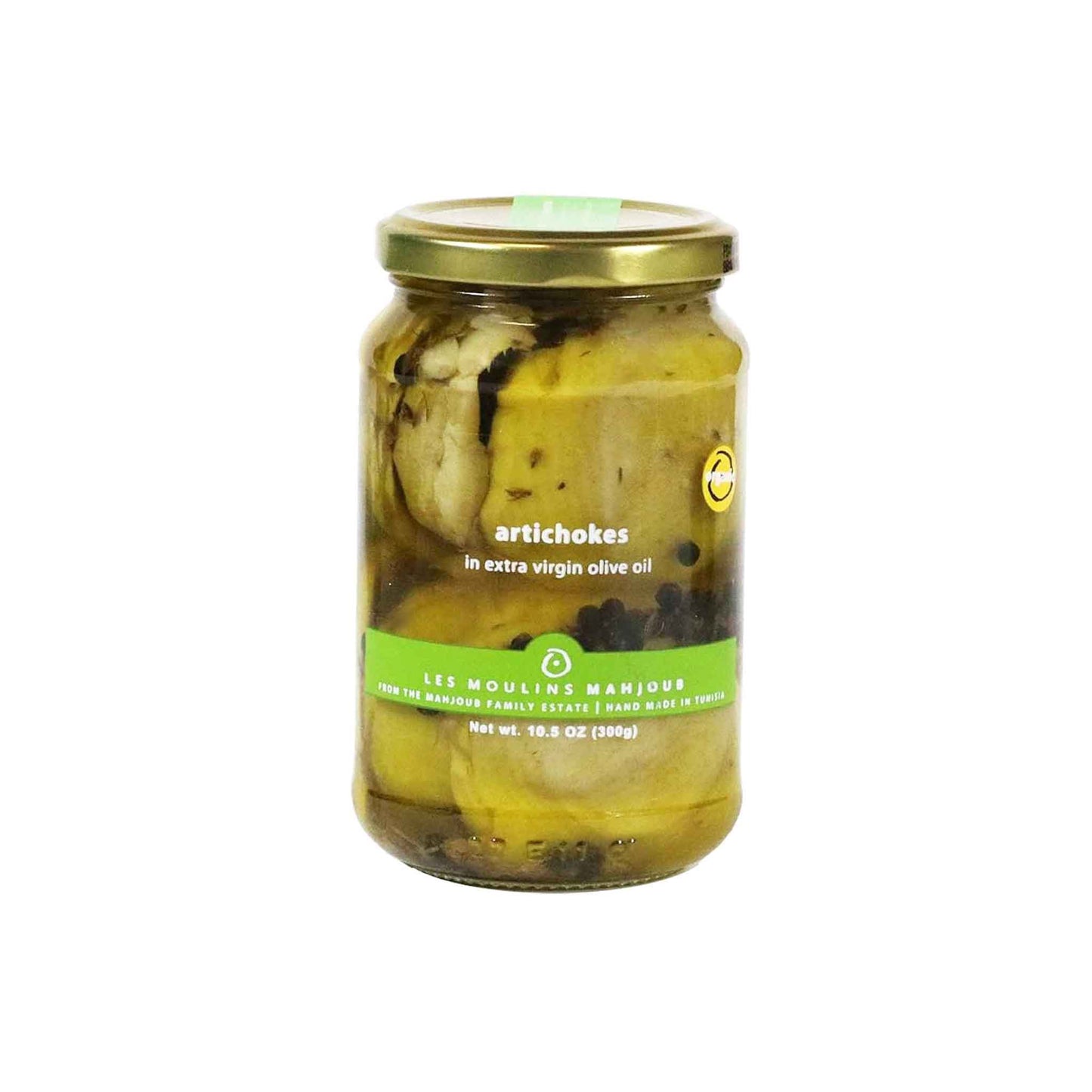 MAHJOUB ARTICHOKES IN EXTRA VIRGIN OLIVE OIL 10.5oz