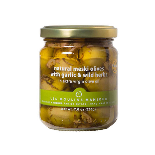 MAHJOUB MESKI OLIVES & WILD HERBS 200g