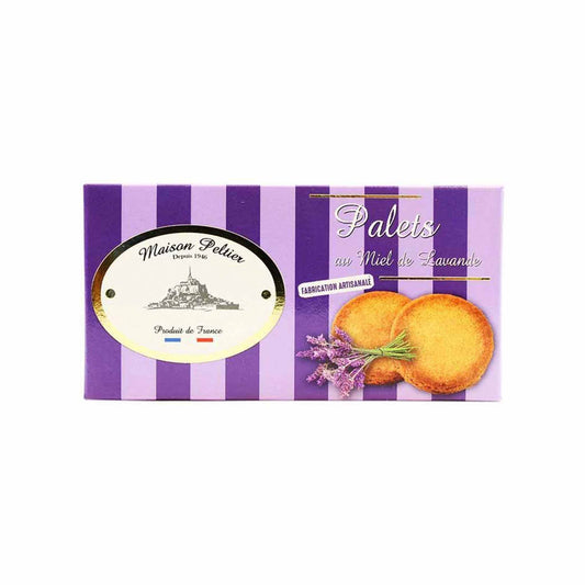 MAISON PELTIER PALETS HONEY AND LAVENDER COOKIES 80g