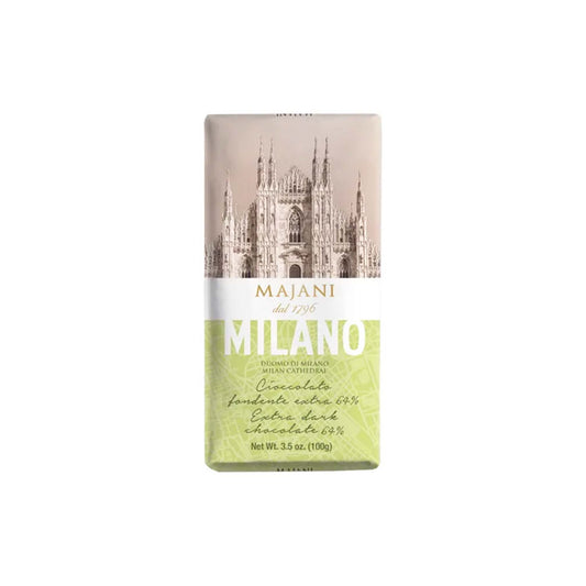 MAJANI MILANO 64% DARK CHOCOLATE BAR 100g