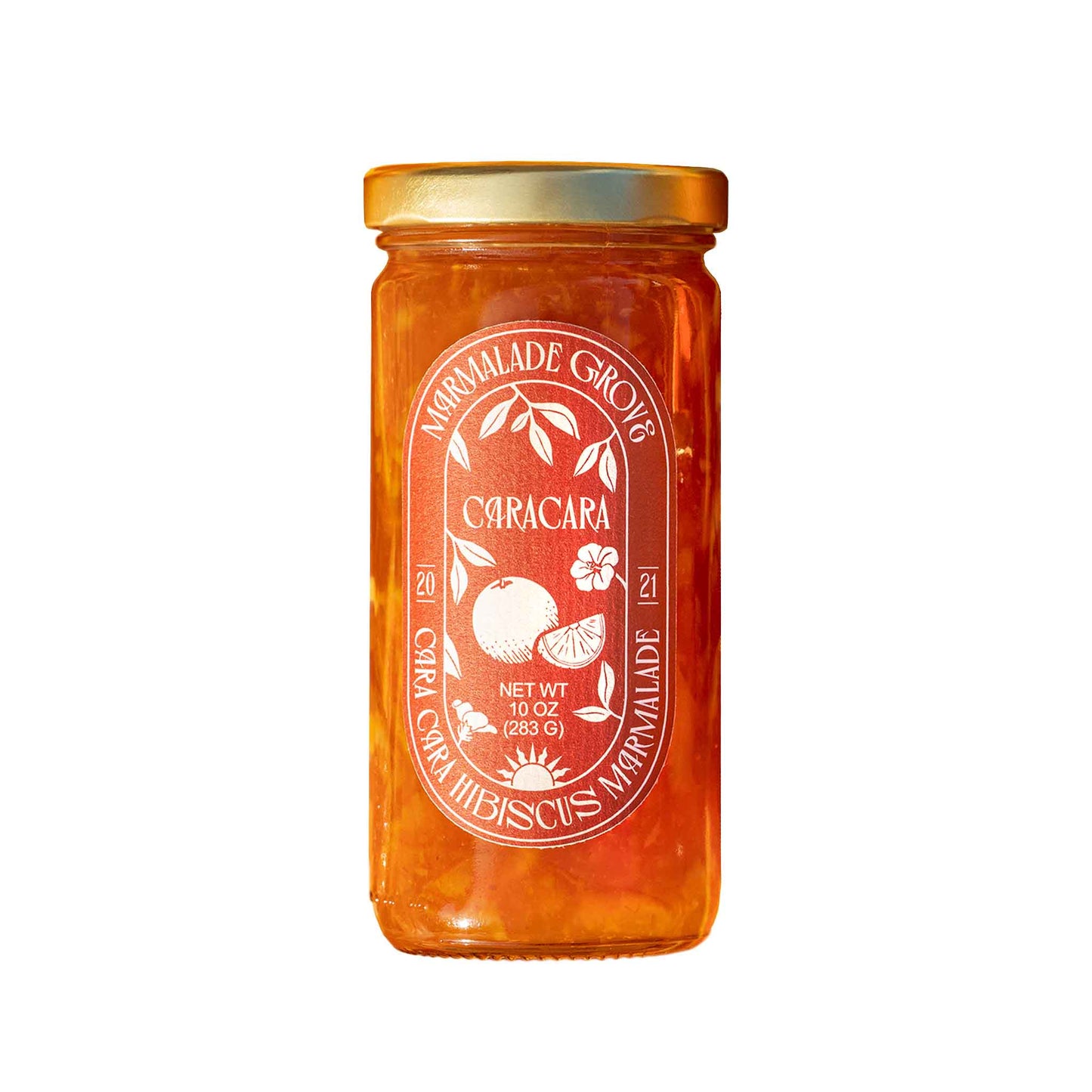 MARMALADE GROVE CARA CARA ORANGE & HIBISCUS MARMALADE 10oz