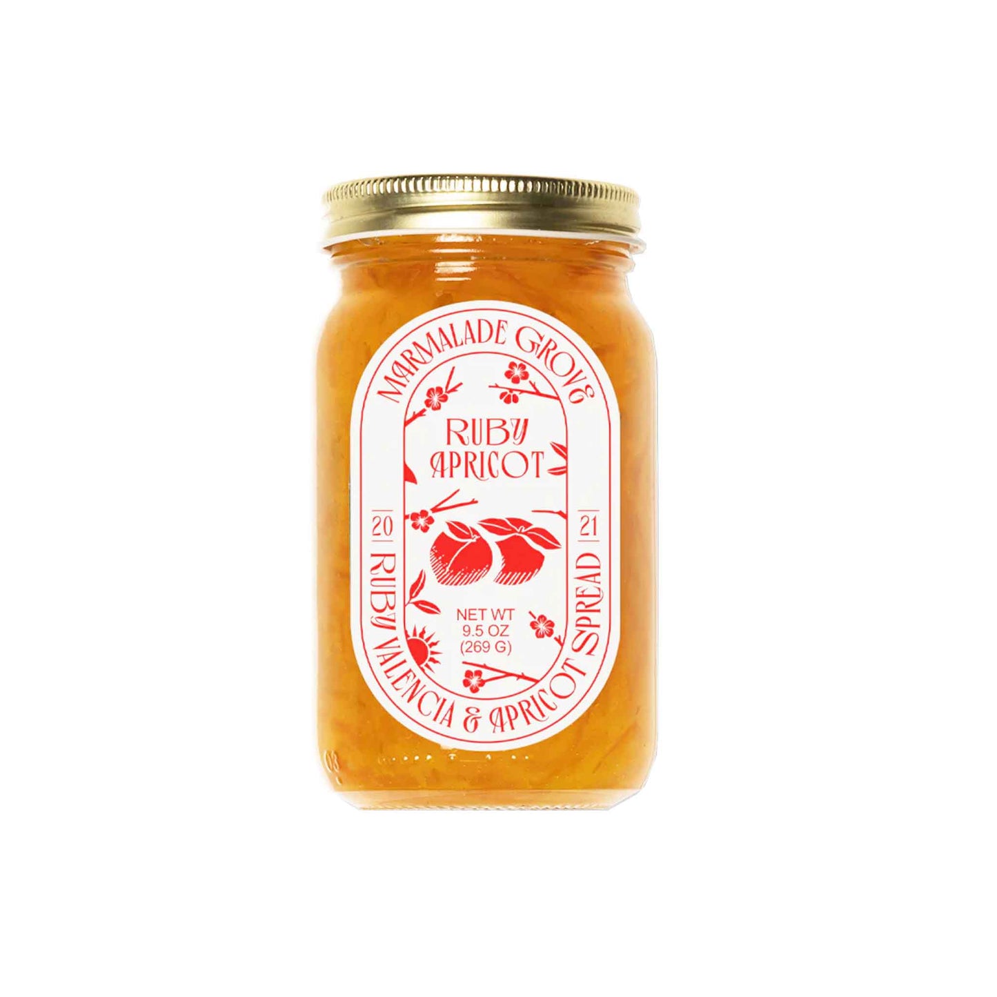 MARMALADE GROVE RUBY VALENCIA & APRICOT SPREAD 9.5oz