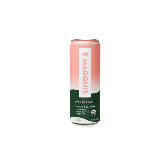 MARQUIS YERBAMATE LYCHEE PEACH SPARKLING 12oz