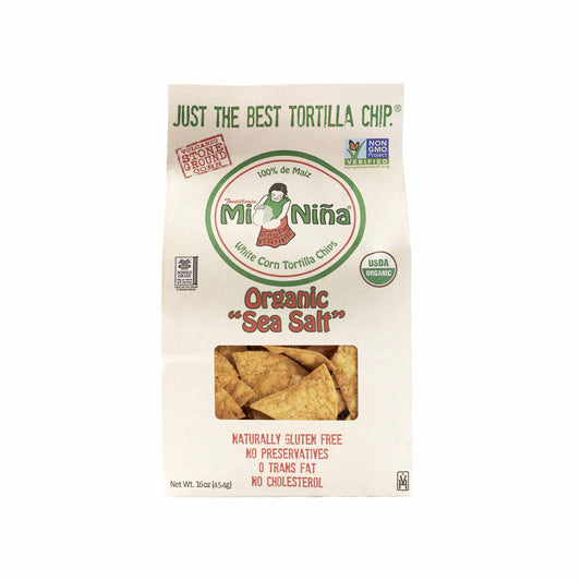 MI NINA SEA SALT TORTILLA CHIPS 12oz