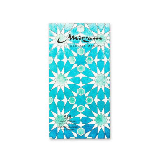 MIRZAM 52% DARK MILK CHOCOLATE WITH SEA SALT 70g