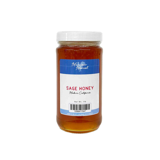 MONSIEUR MARCEL CALIFORNIA RAW SAGE HONEY 1lb