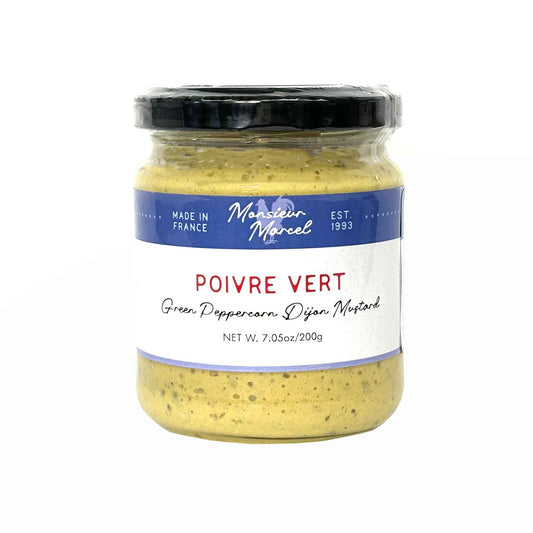 MONSIEUR MARCEL GREEN PEPPERCORN DIJON MUSTARD 200g