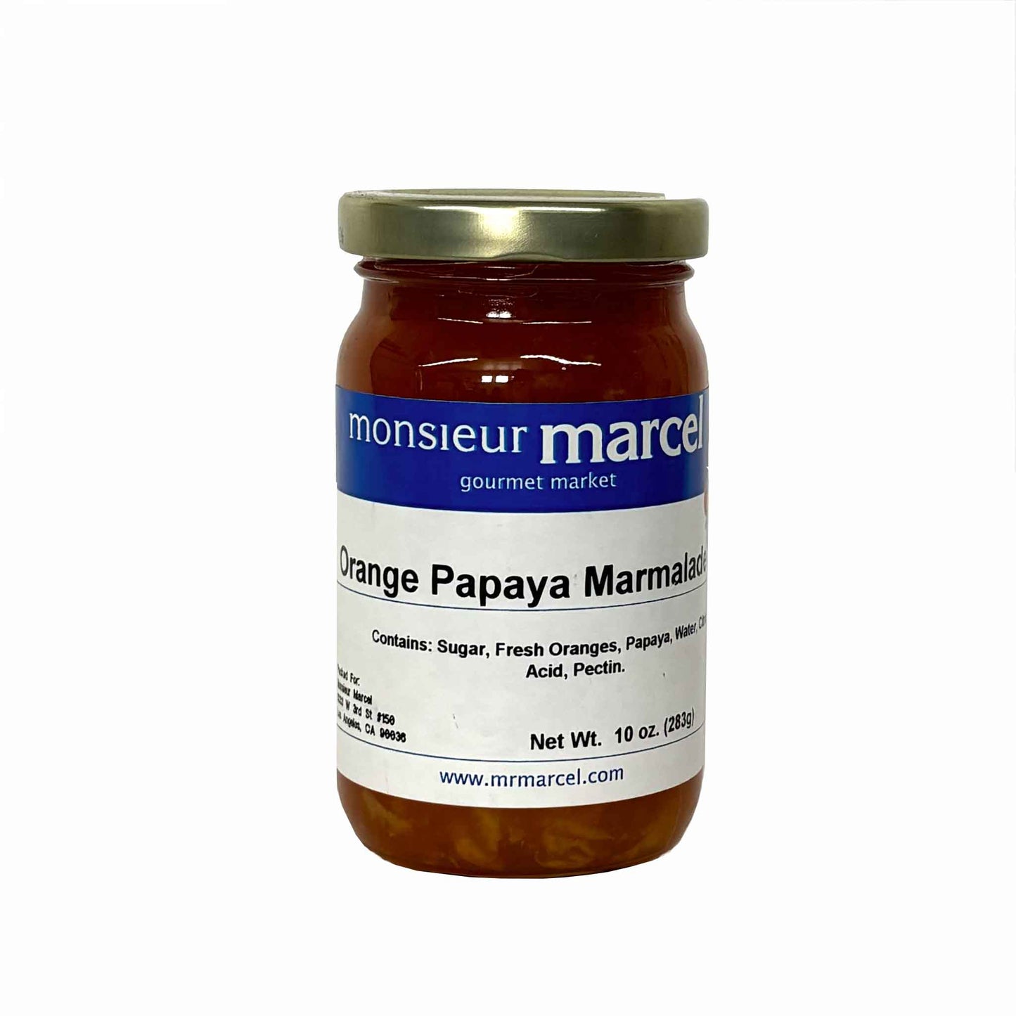 MONSIEUR MARCEL ORANGE PAPAYA MARMALADE 10oz