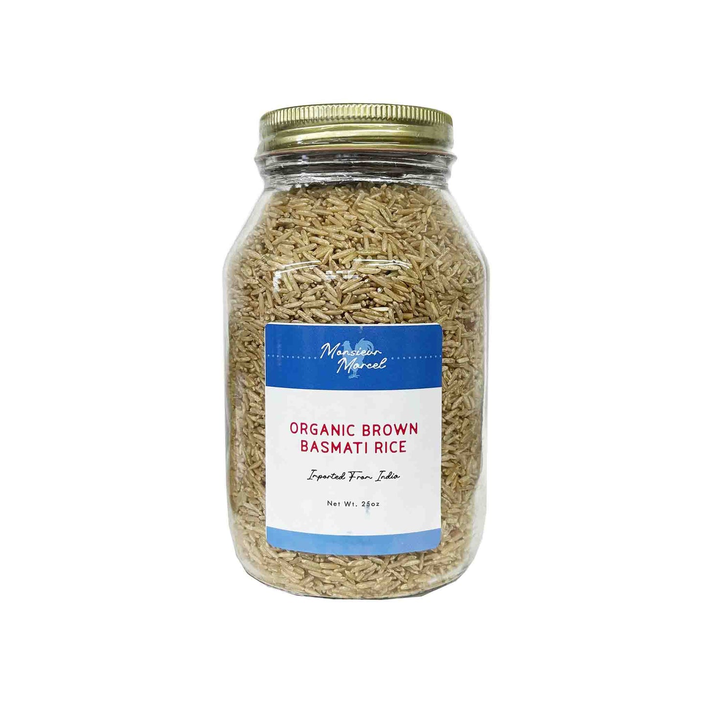 MONSIEUR MARCEL ORGANIC BASMATI BROWN RICE 25oz