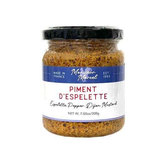 MONSIEUR MARCEL PIMENT D'ESPELETTE DIJON MUSTARD 200g