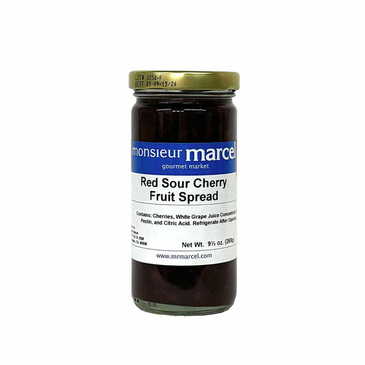 MONSIEUR MARCEL RED SOUR CHERRY FRUIT SPREAD 9.5oz