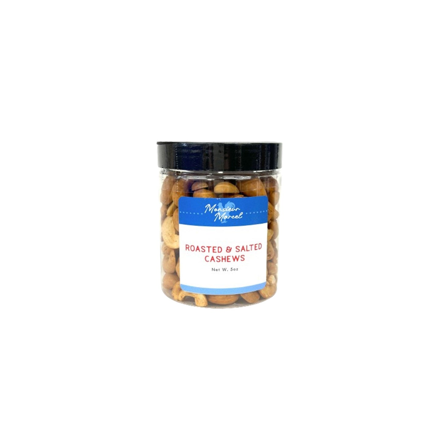 MONSIEUR MARCEL ROASTED SALTED CASHEWS 5oz