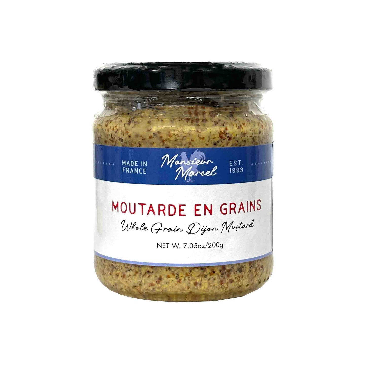 MONSIEUR MARCEL WHOLEGRAIN DIJON MUSTARD 200g