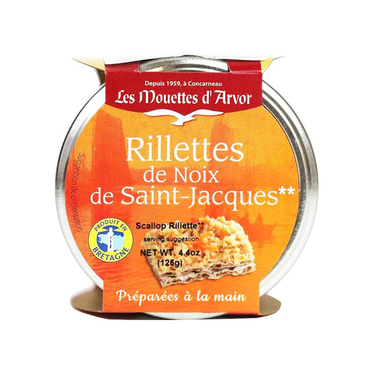 MOUETTES D'ARVOR SCALLOP RILLETTES 4.4oz