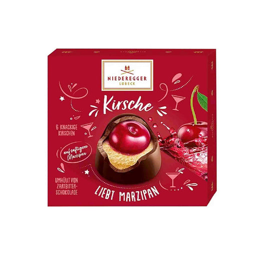 NIEDEREGGER CHERRY MARZIPAN PRALINE 108g