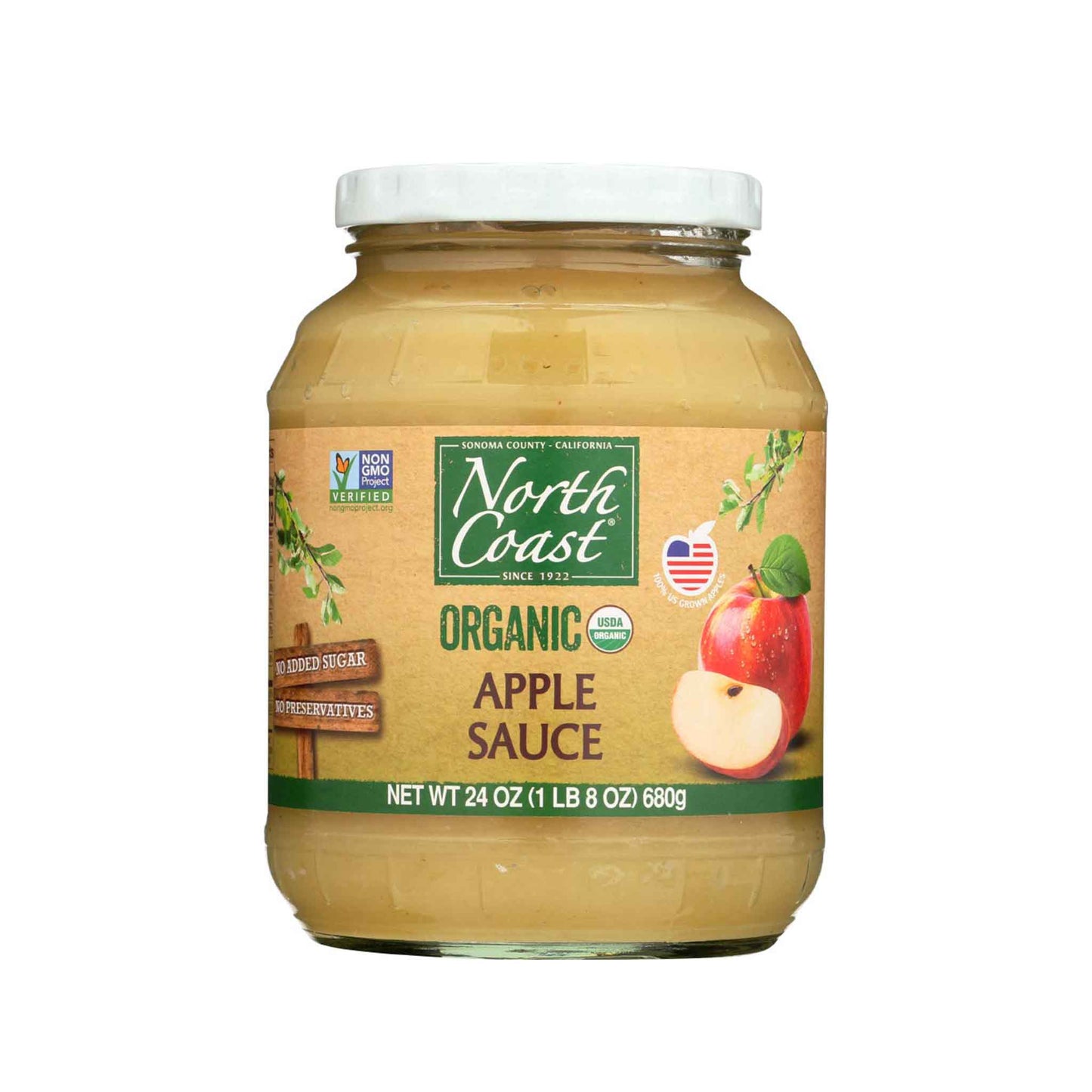 NORTH COAST ORGANIC APPLE SAUCE 24oz