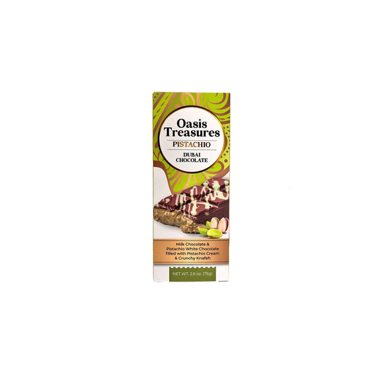 OASIS TREASURES PISTACHIO DUBAI CHOCOLATE 75g