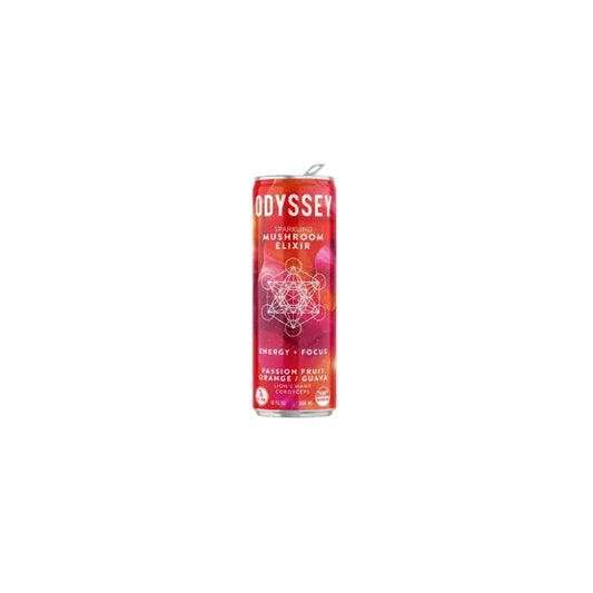 ODYSSEY ELIXIR SPARKLING PASSION FRUIT, ORANGE AND GUAVA 12oz