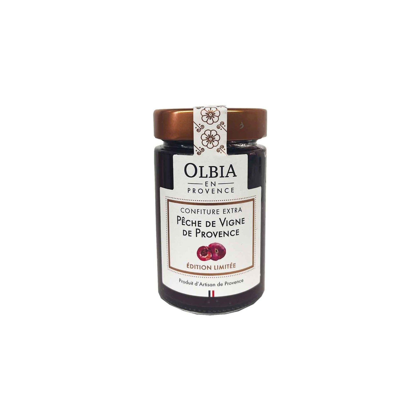 OLBIA VINEYARD PEACH JAM 230g