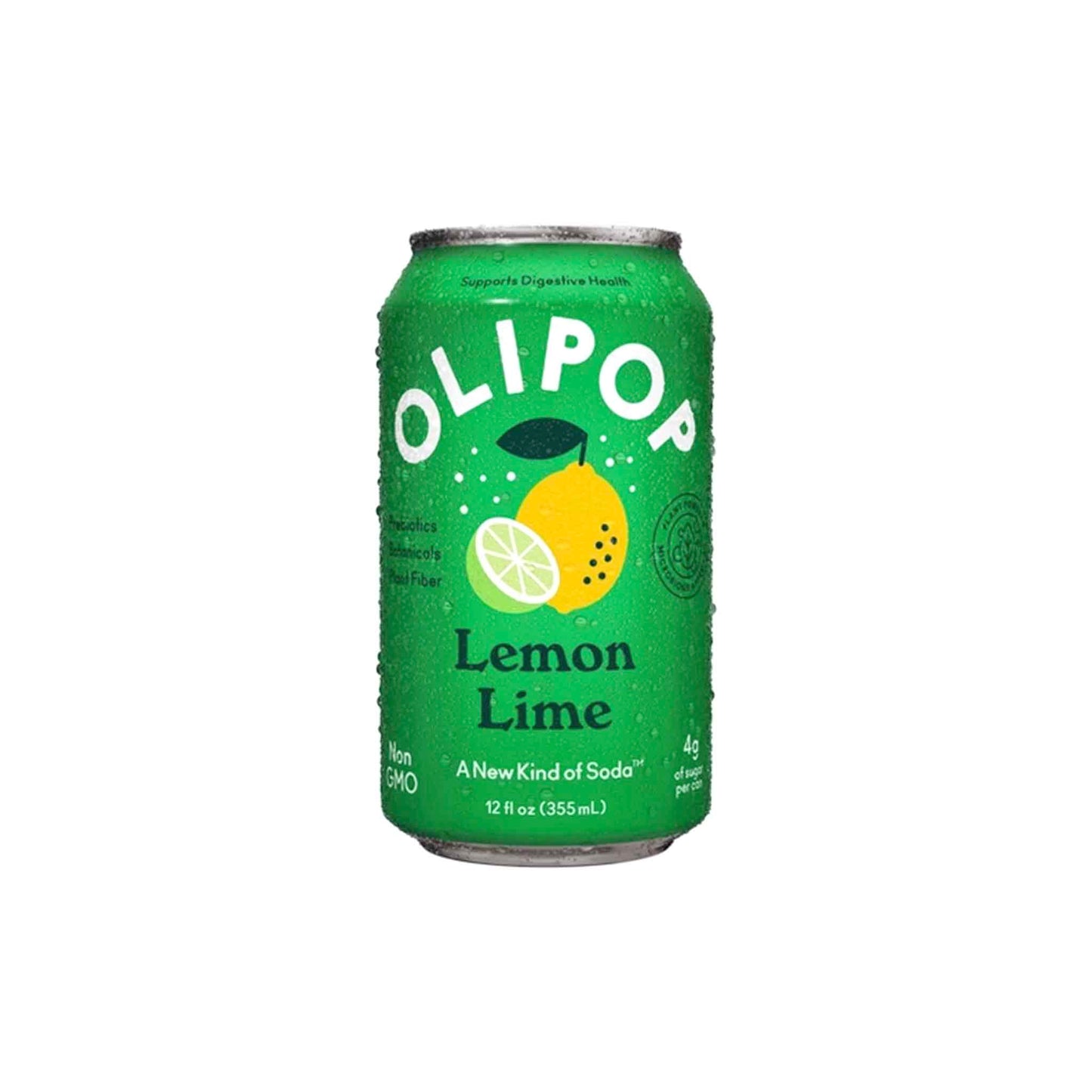 OLIPOP LEMON LIME 12oz