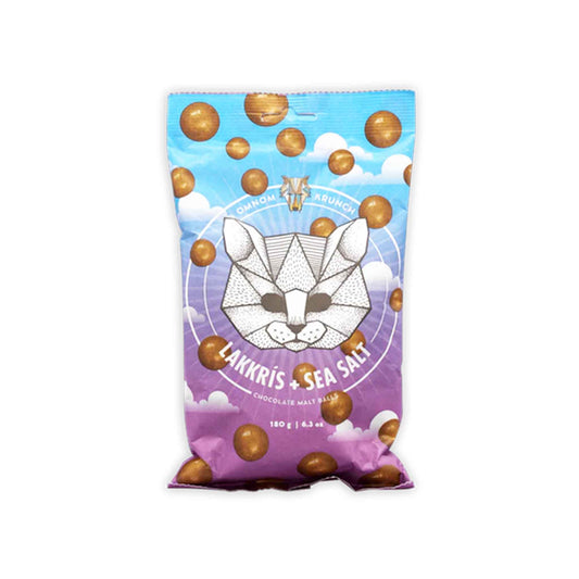 OMNOM KRUNCH LAKKRIS & SEA SALT 180g