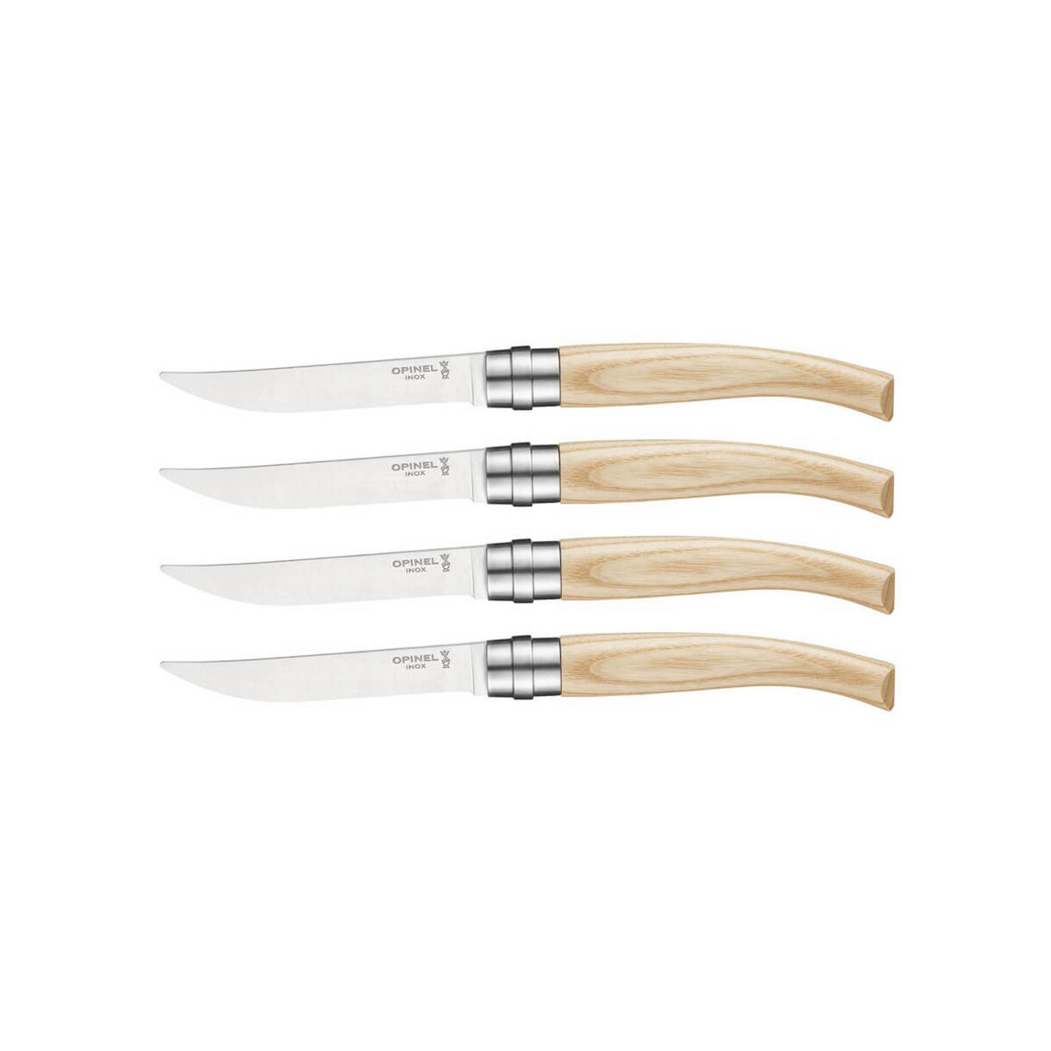 OPINEL 4 ASHWOOD STEAK KNIVES