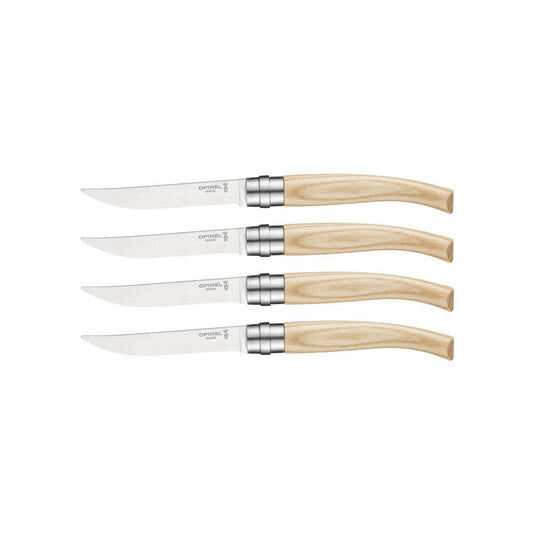 OPINEL 4 ASHWOOD STEAK KNIVES