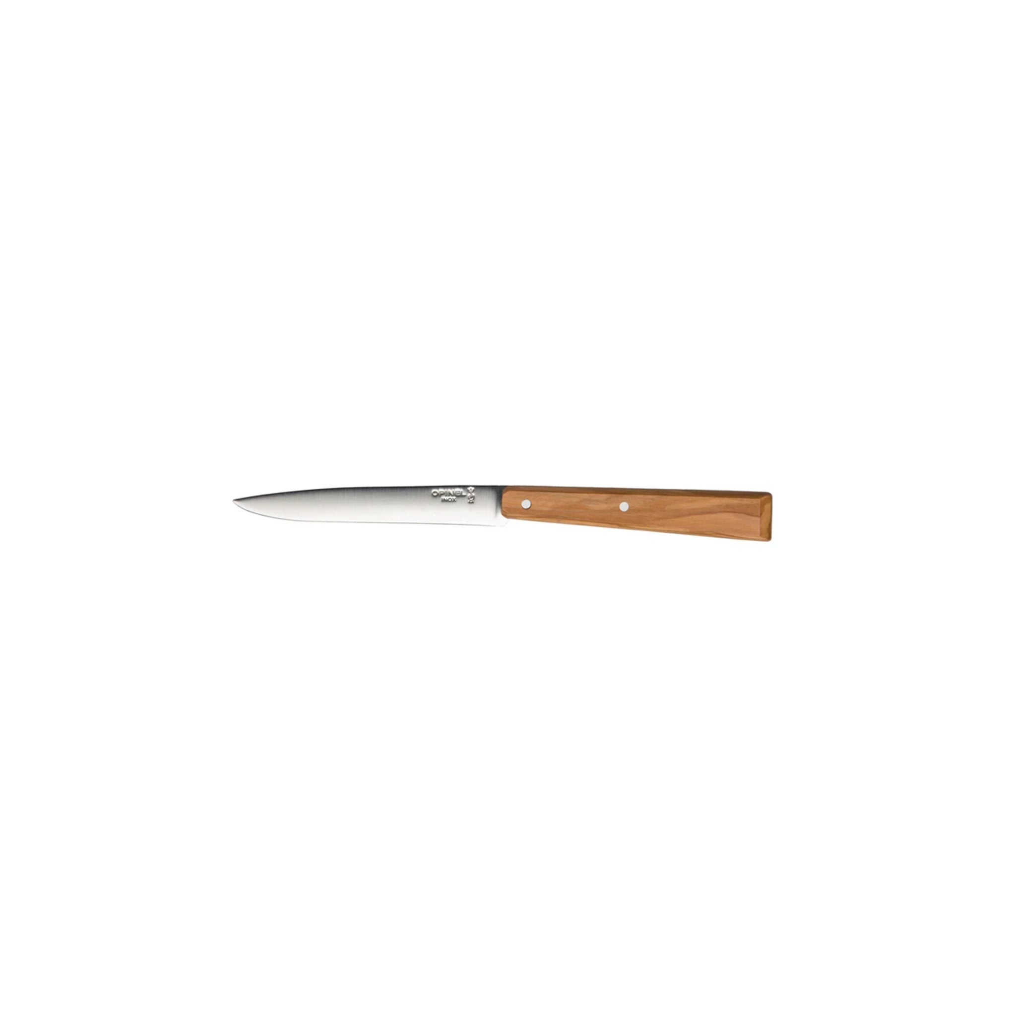 OPINEL NO.125 BON APPETIT STEAK KNIFE OLIVEWOOD