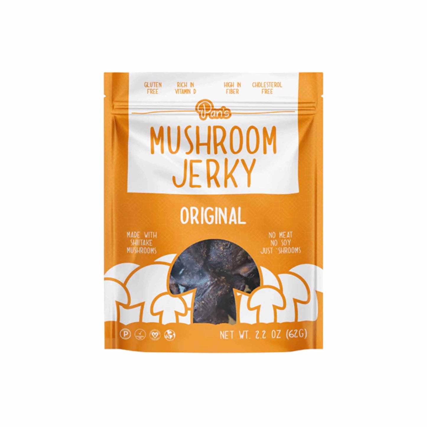 PAN'S MUSHROOM JERKY ORIGINAL 62g