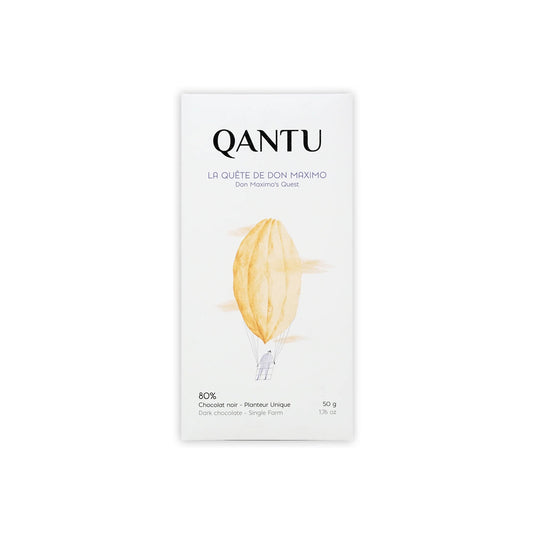 QANTU DON MAXIMOS QUEST 80% DARK CHOCOLATE 50g