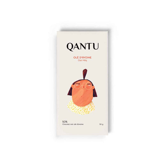 QANTU OAT 50% MILK CHOCOLATE 50g