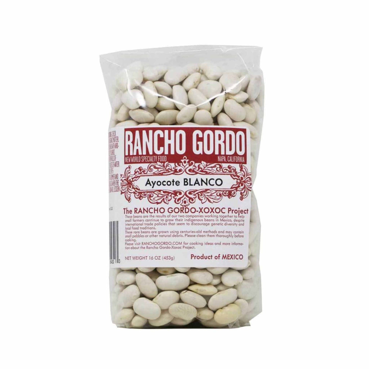 Rancho Gordo Ayocote Blanco Bean