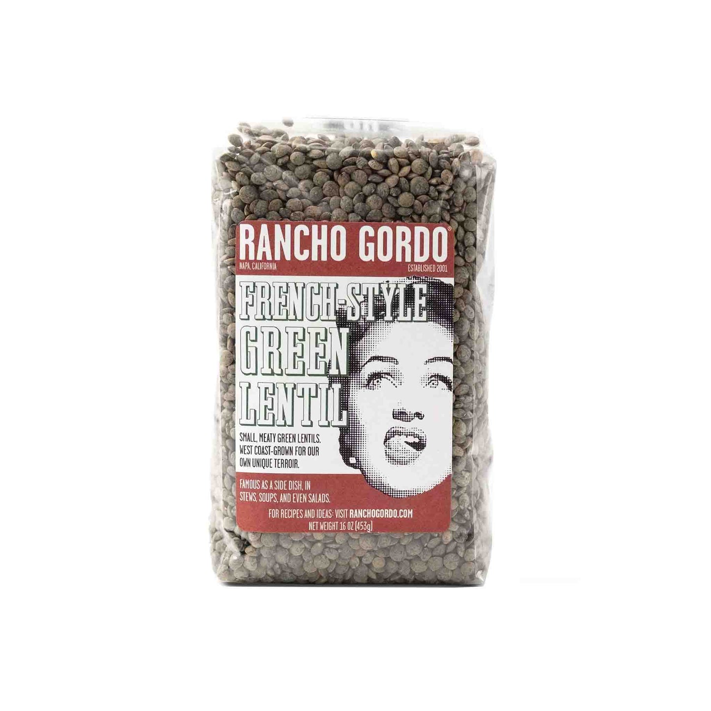 RANCHO GORDO FRENCH STYLE LENTIL BEANS 453g