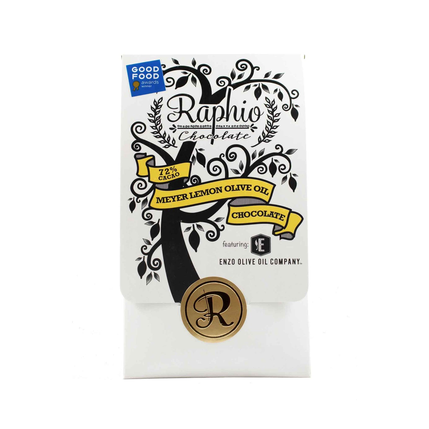 RAPHIO CHOCOLATE 72% MEYER LEMON OLIVE OIL 2.2oz