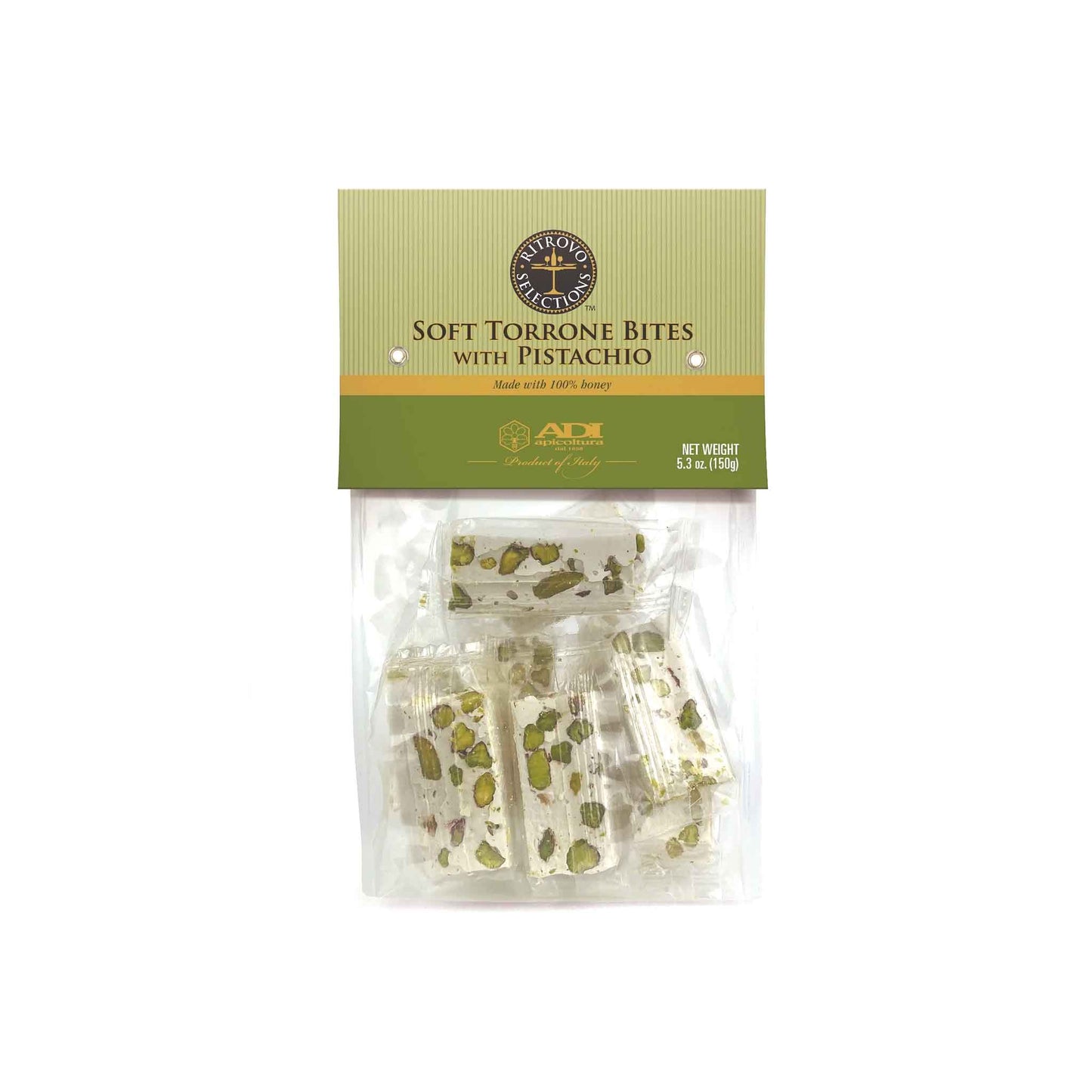 RITROVO SOFT TORRONE BITES WITH PISTACHIO 150g