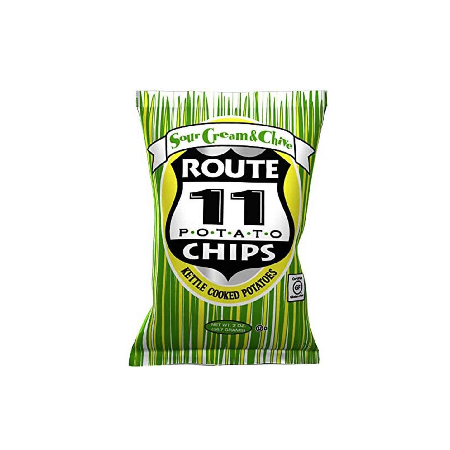 ROUTE 11 SOUR CREAM & CHIVE POTATO CHIPS 2oz