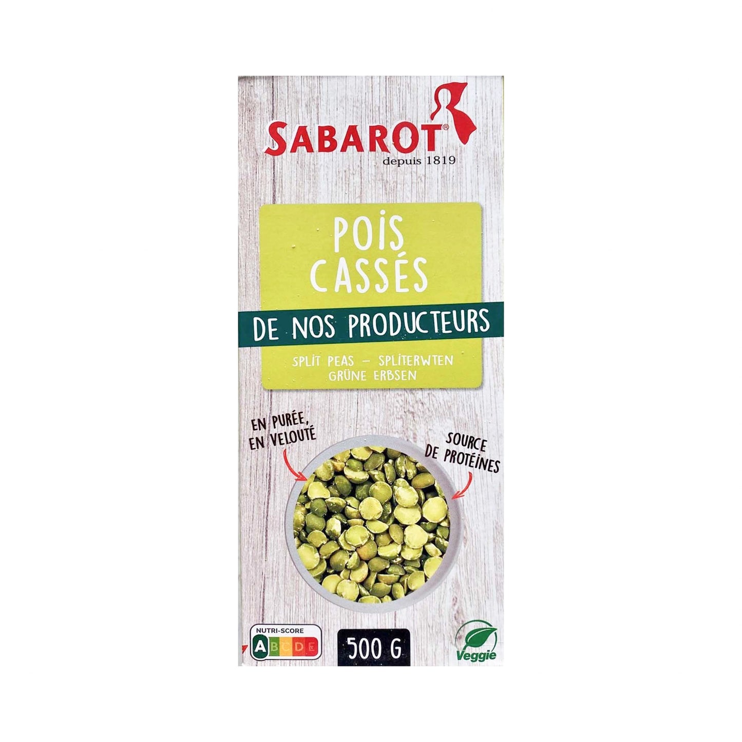 Sabarot Green Split Peas