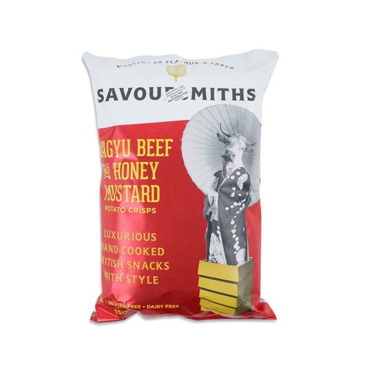 SAVOURSMITHS BEEF & HONEY MUSTARD CHIPS 5.29oz