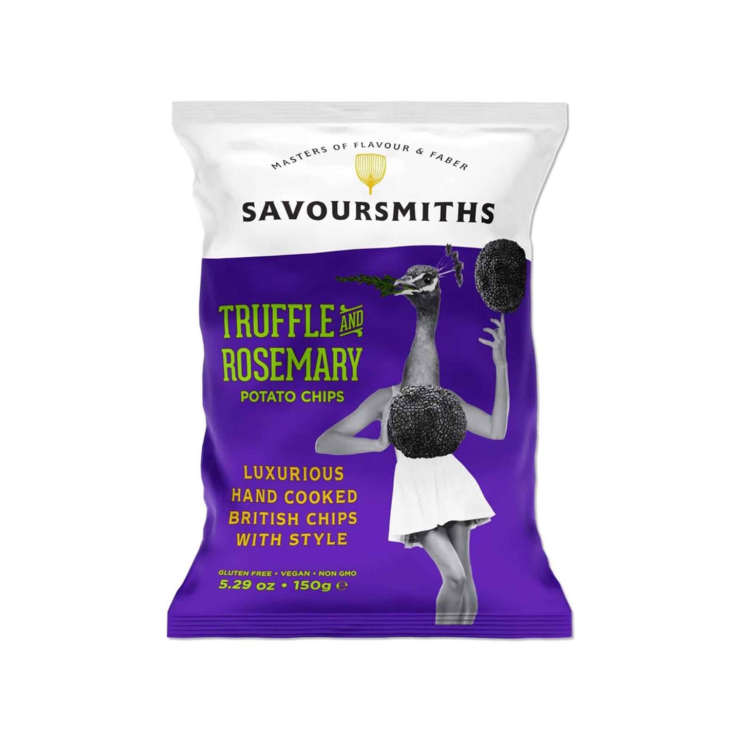 SAVOURSMITHS TRUFFLE & ROSEMARY CHIPS 5.29oz