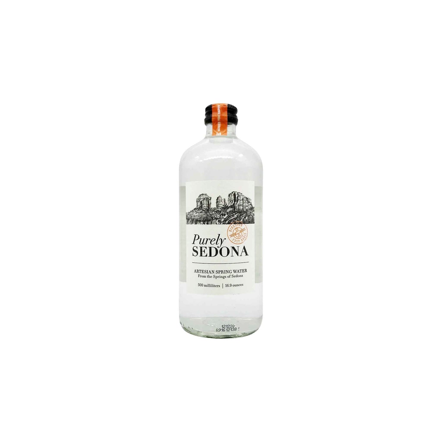 SEDONA GLASS SPRING WATER 16.9oz