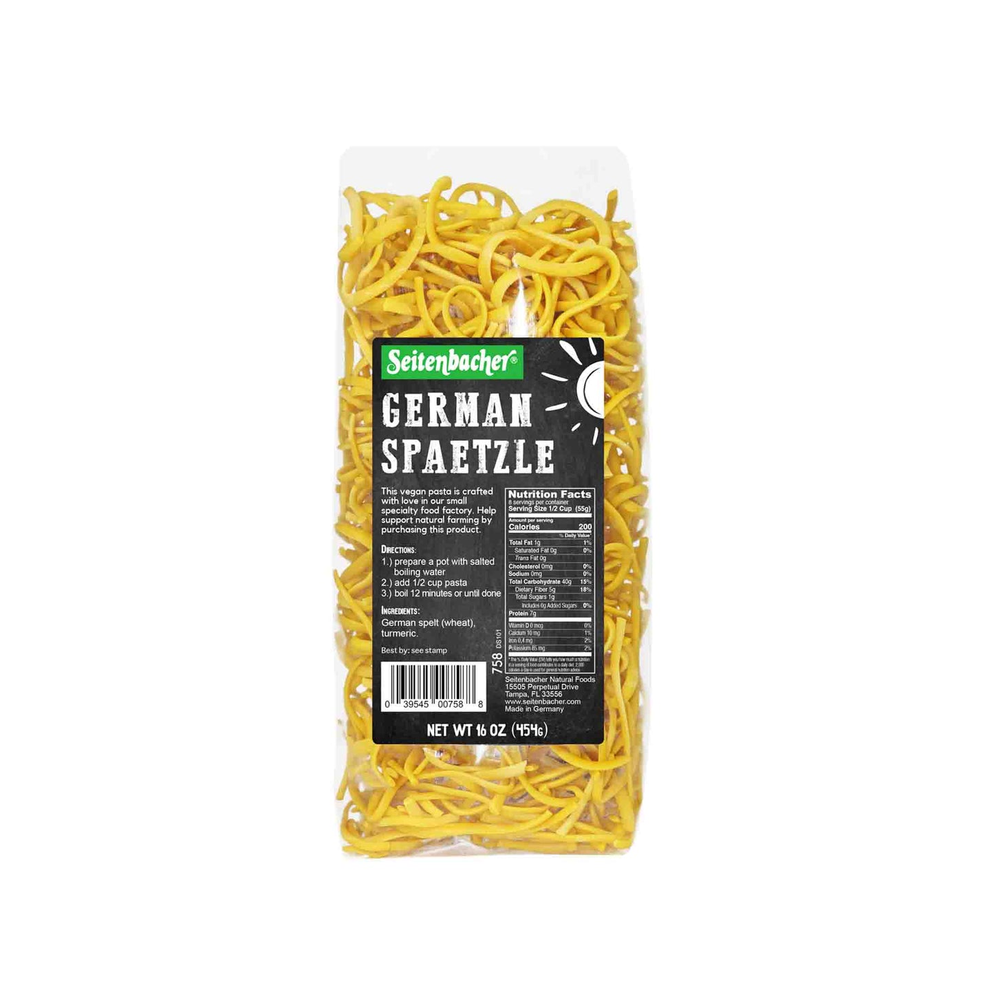 SEITENBACHER GERMAN SPAETZLE 16oz