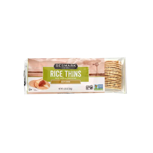 SESMARK SESAME RICE THINS 4.2oz