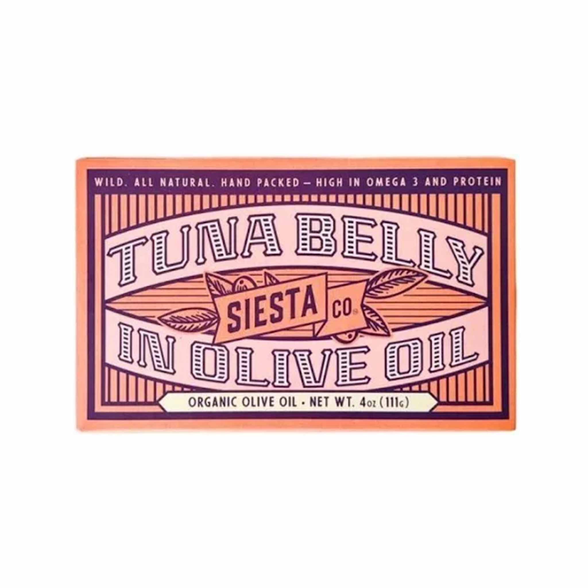 Siesta Co. Tuna Belly Extra Virgin Olive Oil