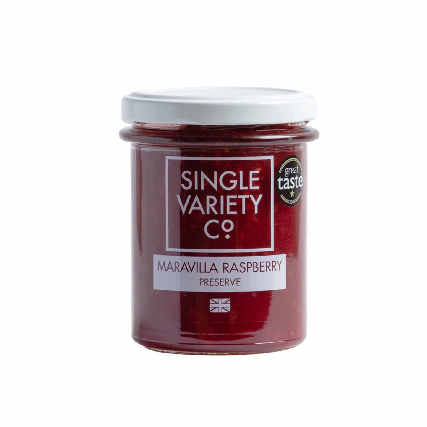 SINGLE VARIETY MARAVILLA RASPBERRY PRESERVE 225g