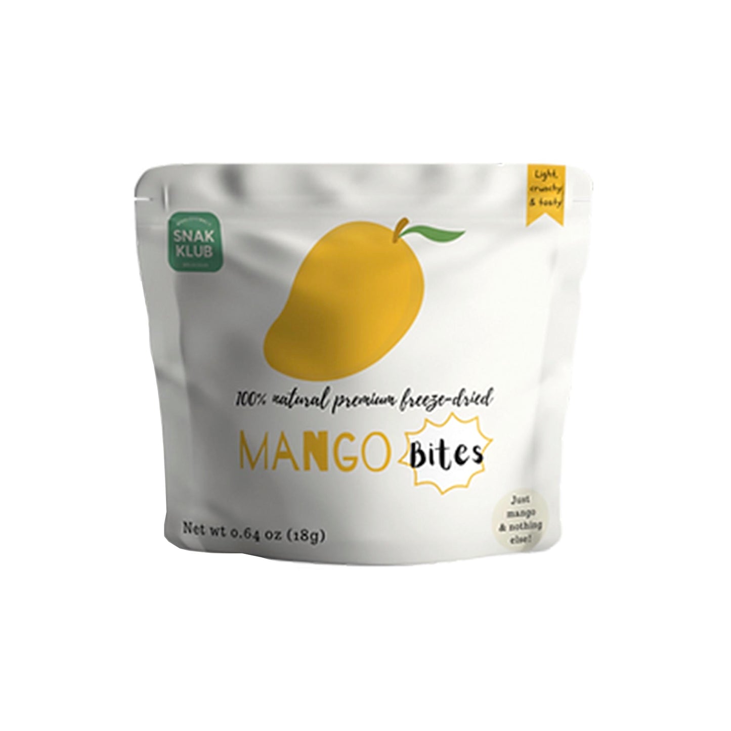 SNAK KLUB MANGO BITES 18G