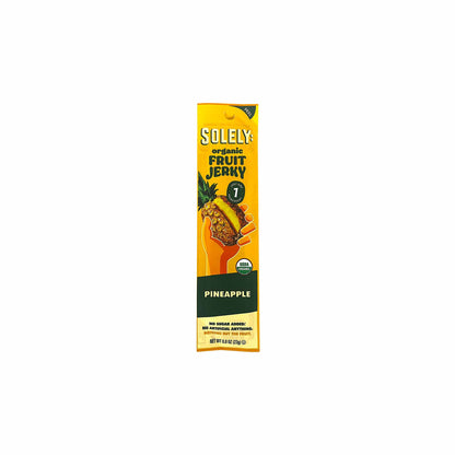 SOLELY ORGANIC PINEAPPLE JERKY 23g