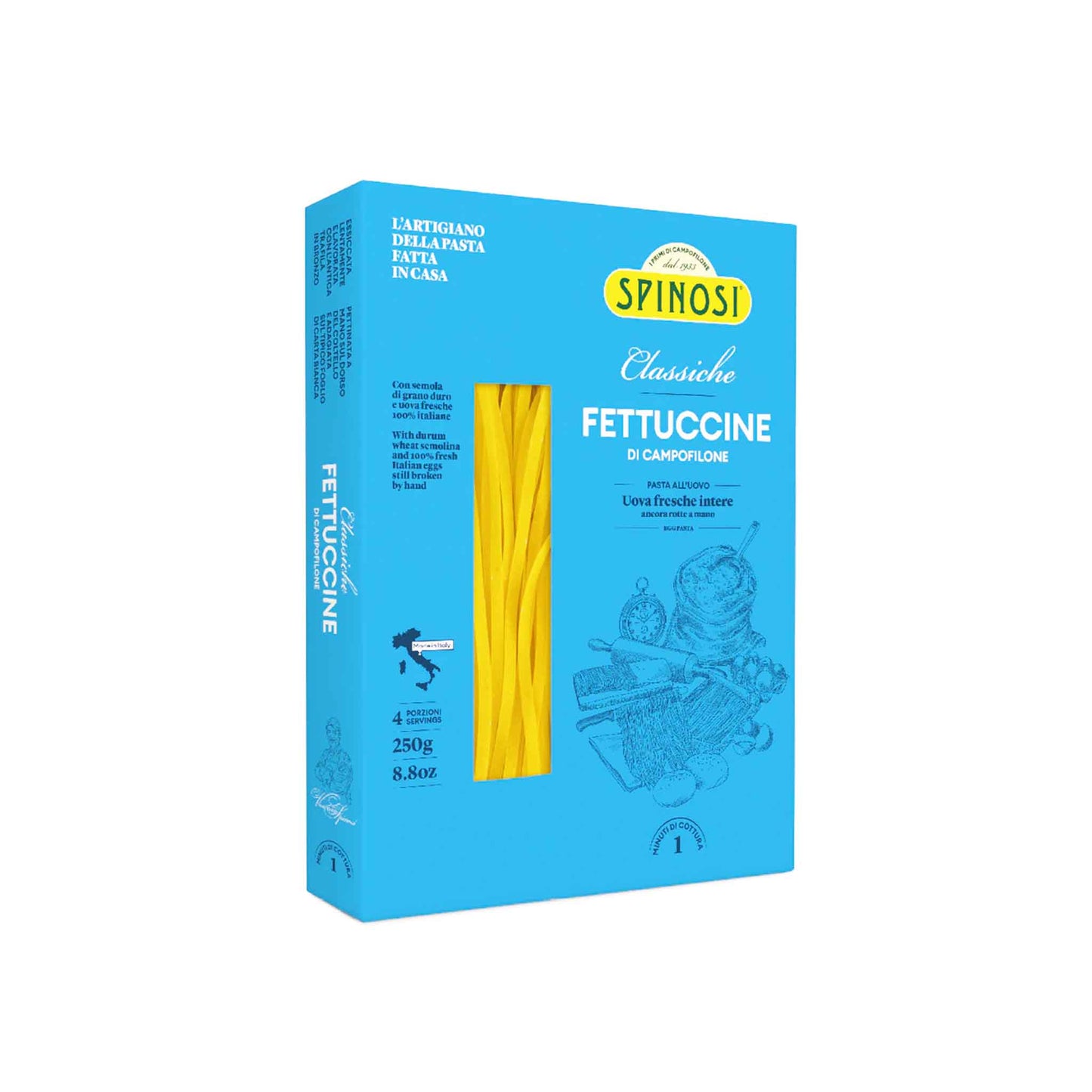 SPINOSI EGG FETTUCCINE PASTA 250g