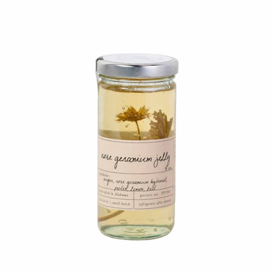 STONE HOLLOW ROSE GERANIUM JELLY 8oz