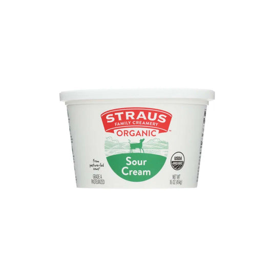 STRAUS ORGANIC SOUR CREAM 16oz